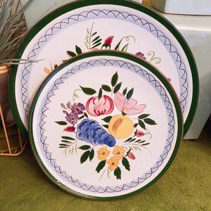 Vintage Stangl 10” Dinner Plate & 8” Luncheon Salad Plate